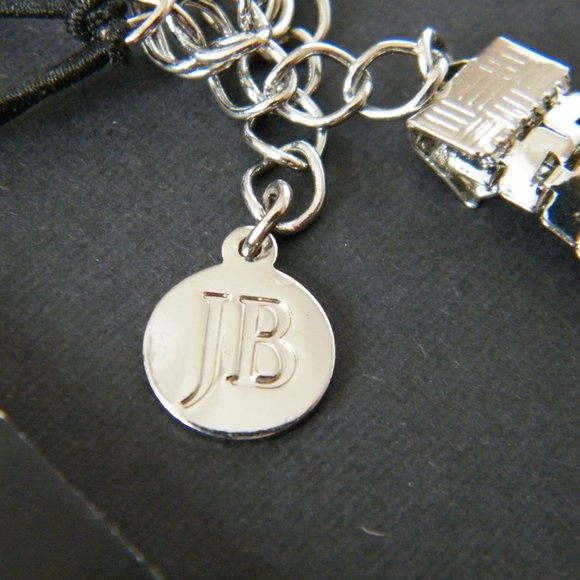 Jeanne Beker Statement Necklace Silver Tone - Picture 5 of 7